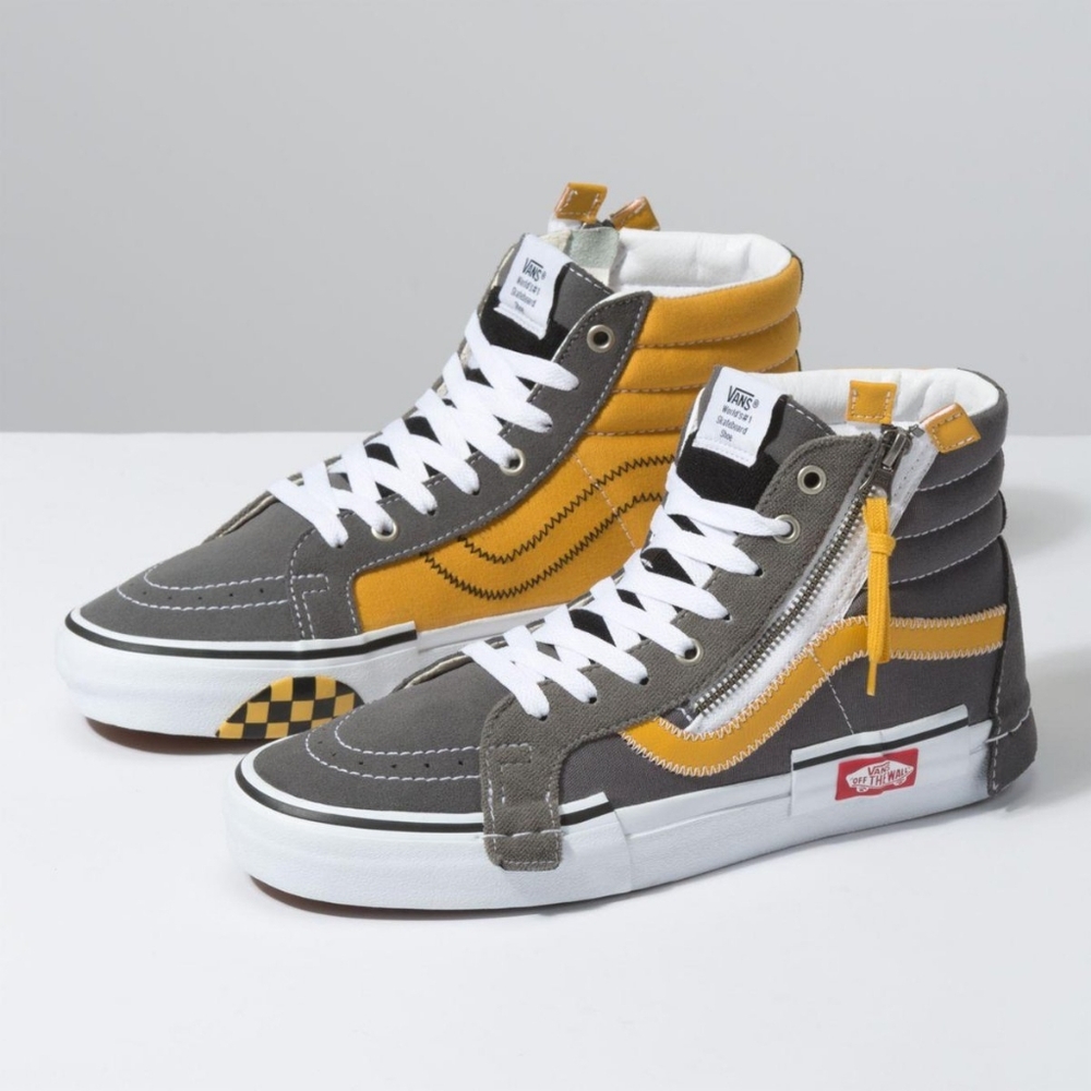 NWT Vans Sk8 Hi Cap Pewter Mango Mojito high top sneakers